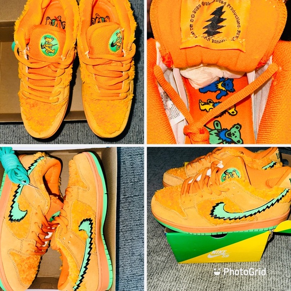 NIKE
SB DUNK LOW
"Grateful Dead - Orange Bear" - Picture 1 of 2